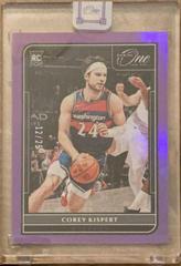 Corey Kispert [Purple] Basketball Cards 2021 Panini One and One Prices
