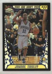 Jamaal Tinsley [Black Refractor] #154 Basketball Cards 2001 Topps Chrome Prices