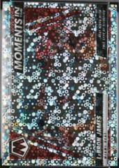 LeBron James [Fast Break Silver] Basketball Cards 2021 Panini Mosaic Moments in Time Prices