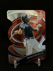 Ronald Acuna Jr. [Neon Orange Die Cut] #68 Baseball Cards 2021 Panini Spectra Prices