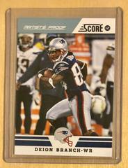 Deion Branch [Artists Proof] #153 Football Cards 2012 Panini Score Prices