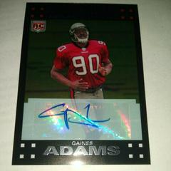 Gaines Adams [Autograph Refractor] Football Cards 2007 Topps Chrome Prices