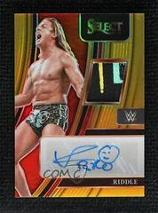 Riddle [Gold Prizm] Wrestling Cards 2022 Panini Select WWE Autograph Memorabilia Prices