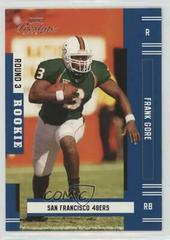 Frank Gore #180 Football Cards 2005 Playoff Prestige Prices
