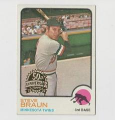 Steve Braun Baseball Cards 2022 Topps Heritage 50th Anniversary Buyback Prices
