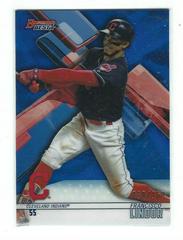 Francisco Lindor [Blue Refractor] Baseball Cards 2018 Bowman's Best Prices