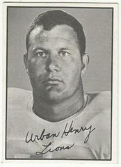 Urban Henry #5 Football Cards 1961 Topps CFL Prices