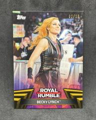 Becky Lynch [Gold] Wrestling Cards 2018 Topps WWE Women's Division Royal Rumble Prices