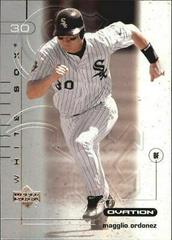 Magglio Ordonez #24 Baseball Cards 2002 Upper Deck Ovation Prices