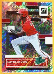 Elly De La Cruz [Rapture] Baseball Cards 2022 Panini Donruss Rated Prospects Prices