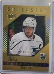 Anze Kopitar [Gold] #HR-1 Hockey Cards 2022 Upper Deck Honor Roll Prices