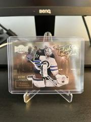 Connor Hellebuyck [Gold] Hockey Cards 2022 Skybox Metal Universe Flash the Glove Prices