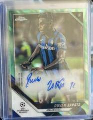 Duvan Zapata Soccer Cards 2021 Topps Chrome UEFA Champions League Autographs Prices