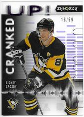 Sidney Crosby [Purple] #CU-SC Hockey Cards 2022 Upper Deck Synergy Cranked Up Prices