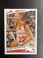 Jon Scheyer #B24 Basketball Cards 2006 Topps McDonald's All American Prices
