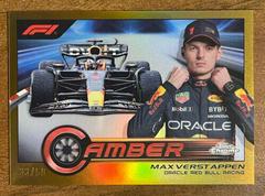 Max Verstappen [Gold Refractor] #CAM-MVI Racing Cards 2023 Topps Chrome Formula 1 Camber Prices