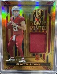 Clayton Tune #NM-6 Football Cards 2023 Panini Gold Standard Newly Minted Memorabilia Prices