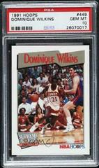 Dominique Wilkins #449 Basketball Cards 1991 Hoops Prices