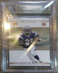 Adrian Peterson [Bronze] #109 Football Cards 2007 Topps Performance Prices