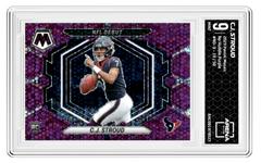 C. J. Stroud [No Huddle Purple] #ND-3 Football Cards 2023 Panini Mosaic NFL Debut Prices