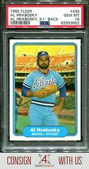 Al Hrabosky [Al Hrabosky, 51 Back] #438 Baseball Cards 1982 Fleer Prices