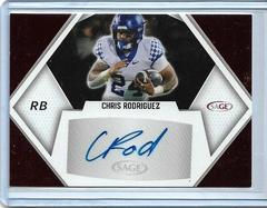 Chris Rodriguez [Red] #A-CR Football Cards 2023 Sage Autographs Prices