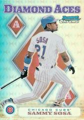 Sammy Sosa #DA16 Baseball Cards 1999 Bowman Chrome Diamond Aces Prices