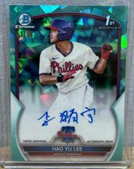 Hao Yu Lee [Aqua] #BSPA-HL Baseball Cards 2023 Bowman Chrome Sapphire Autographs Prices