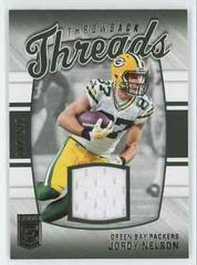 Jordy Nelson Football Cards 2022 Panini Donruss Elite Throwback Threads Prices