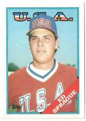 Ed Sprague Baseball Cards 1988 Topps Traded Tiffany Prices