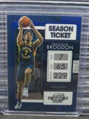 Malcolm Brogdon [Blue] #49 Basketball Cards 2021 Panini Contenders Optic Prices
