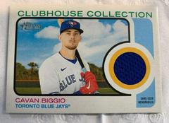 Cavan Biggio Baseball Cards 2022 Topps Heritage Clubhouse Collection Relics Prices