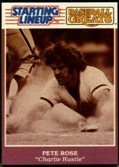Pete Rose Baseball Cards 1989 Kenner Starting Lineup Baseball Greats Prices