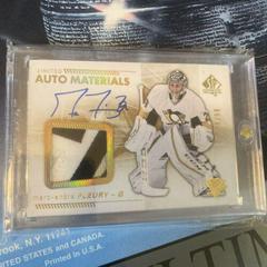 Marc Andre Fleury [Limited Patch Autograph] Hockey Cards 2016 SP Authentic Prices