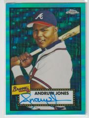 Andruw Jones [Aqua] Baseball Cards 2021 Topps Chrome Platinum Anniversary Autographs Prices