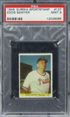 Eddie Sawyer #127 Baseball Cards 1949 Eureka Sportstamps Prices