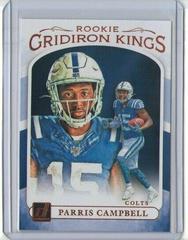Parris Campbell #RGK 19 Football Cards 2019 Donruss Rookie Gridiron Kings Prices