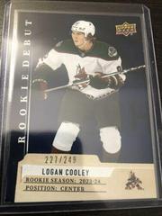 Logan Cooley #3 Hockey Cards 2023 Upper Deck Rookie Debut Prices
