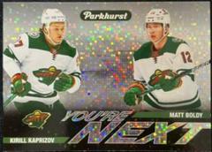 Kirill Kaprizov, Matt Boldy #YN-5 Hockey Cards 2022 Parkhurst You're Next Prices