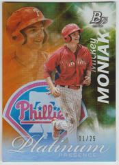 Mickey Moniak [Orange] #PP-MM Baseball Cards 2017 Bowman Platinum Presence Prices