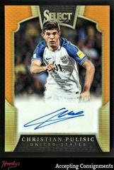 Christian Pulisic [Orange] Soccer Cards 2016 Panini Select Signatures Prices