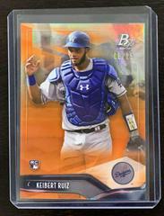 Keibert Ruiz [Orange] #52 Baseball Cards 2021 Bowman Platinum Prices