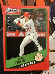 Mike Trout [Red] #17 Baseball Cards 2022 Panini Chronicles Classics Prices
