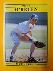 Pete O'Brien #459 Baseball Cards 1991 Fleer Prices