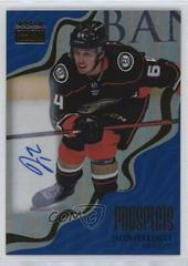 Jacob Perreault [Blue Autograph] #PP-9 Hockey Cards 2022 Skybox Metal Universe Premium Prospects Prices