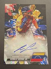 Ronald Acuna Jr. Baseball Cards 2023 Topps World Classic International Gems Autographs Prices