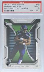 Russell Wilson [Throwing Green] Football Cards 2012 Topps Strata Prices