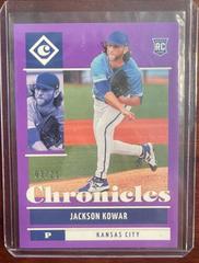Jackson Kowar [Purple] Baseball Cards 2022 Panini Chronicles Prices