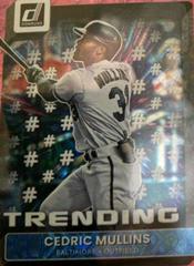 Cedric Mullins [Pink Fireworks] #T-4 Baseball Cards 2022 Panini Donruss Trending Prices