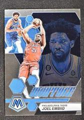 Joel Embiid #4 Basketball Cards 2022 Panini Mosaic Montage Prices